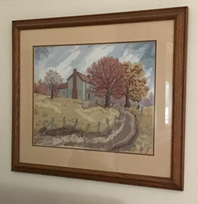 Autumn at Sinking Creek Counted Cross Stitch.