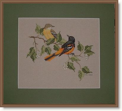 Baltimore Orioles from the Crossed Wing Collection.